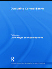 Designing Central Banks book cover