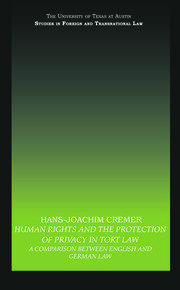 Human Rights and the Protection of Privacy in Tort Law: A Comparison between English and German Law book cover