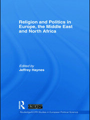 Religion and Politics in Europe, the Middle East and North Africa book cover