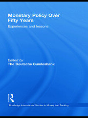 Monetary Policy Over Fifty Years: Experiences and Lessons book cover