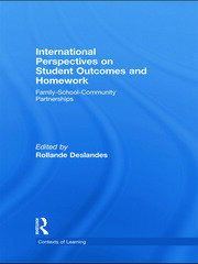 International Perspectives on Student Outcomes and Homework: Family-School-Community Partnerships book cover