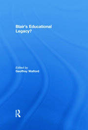 Blair's Educational Legacy? book cover