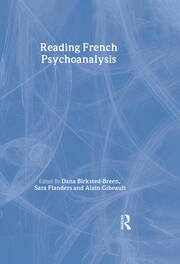 Reading French Psychoanalysis book cover