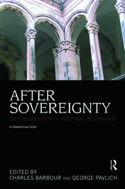 After Sovereignty: On the Question of Political Beginnings book cover