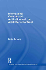 International Commercial Arbitration and the Arbitrator’s Contract book cover