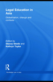 Legal Education in Asia: Globalization, Change and Contexts book cover