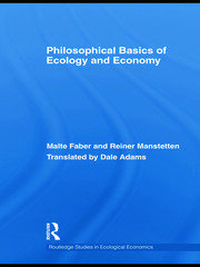 Philosophical Basics of Ecology and Economy book cover