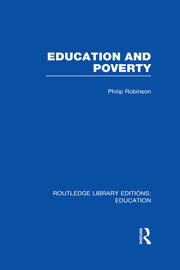 Education and Poverty (RLE Edu L) book cover