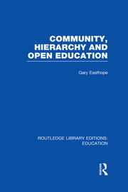 Community, Hierarchy and Open Education (RLE Edu L) book cover