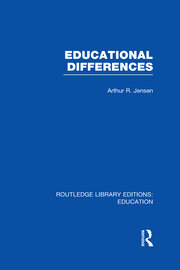 Educational Differences (RLE Edu L) book cover