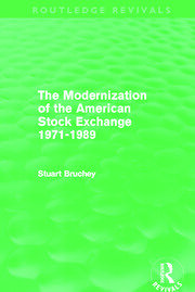 The Modernization of the American Stock Exchange 1971-1989 (Routledge Revivals) book cover