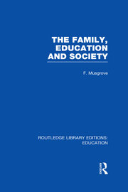 The Family, Education and Society (RLE Edu L Sociology of Education) book cover