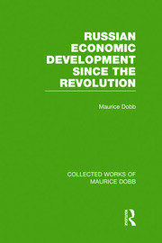 Russian Economic Development Since the Revolution book cover