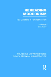 Rereading Modernism: New Directions in Feminist Criticism book cover