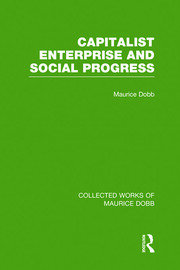 Capitalist Enterprise and Social Progress book cover