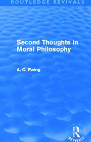 Second Thoughts in Moral Philosophy (Routledge Revivals) book cover