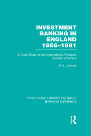 Investment Banking in England 1856-1881 (RLE Banking & Finance): Volume Two book cover