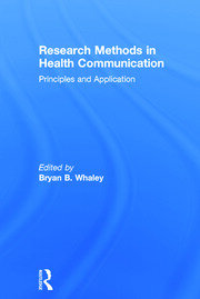 Research Methods in Health Communication: Principles and Application book cover
