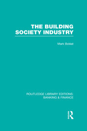 Building Society Industry (RLE Banking & Finance) book cover
