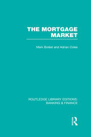 Mortgage Market (RLE Banking & Finance): Theory and Practice of Housing Finance book cover