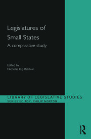 Legislatures of Small States: A Comparative Study book cover