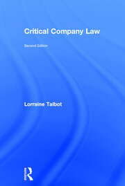 Critical Company Law book cover