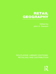 Retail Geography (RLE Retailing and Distribution) book cover