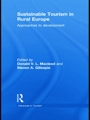 Sustainable Tourism in Rural Europe: Approaches to Development book cover