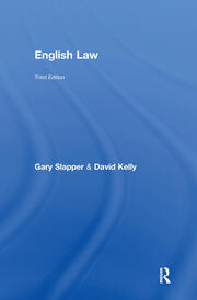 English Law book cover