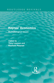 Keynes' Economics (Routledge Revivals): Methodological Issues book cover