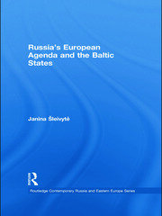 Russia’s European Agenda and the Baltic States book cover