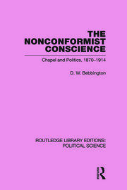 The Nonconformist Conscience (Routledge Library Editions: Political Science Volume 19) book cover