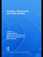 Conflict, Citizenship and Civil Society book cover