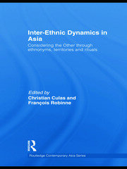 Inter-Ethnic Dynamics in Asia: Considering the Other through Ethnonyms, Territories and Rituals book cover