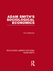 Adam Smith's Sociological Economics book cover