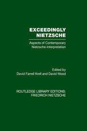 Exceedingly Nietzsche: Aspects of Contemporary Nietzsche Interpretation book cover