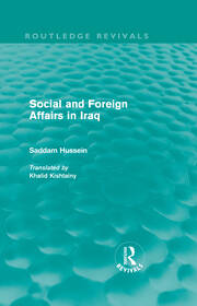 Social and Foreign Affairs in Iraq (Routledge Revivals) book cover