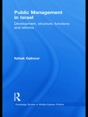 Public Management in Israel: Development, Structure, Functions and Reforms book cover