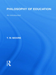 Philosophy of Education (International Library of the Philosophy of Education Volume 14): An Introduction book cover