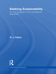Seeking Sustainability: On the prospect of an ecological liberalism book cover