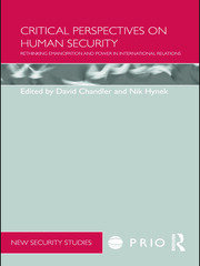 Critical Perspectives on Human Security: Rethinking Emancipation and Power in International Relations book cover