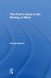 The Poet's Voice in the Making of Mind book cover