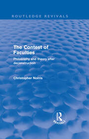 Contest of Faculties (Routledge Revivals): Philosophy and Theory after Deconstruction book cover