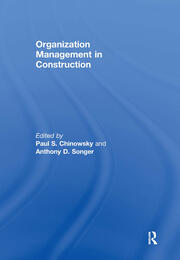 Organization Management in Construction book cover