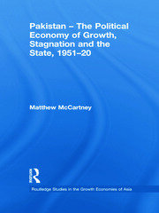 Pakistan - The Political Economy of Growth, Stagnation and the State, 1951-2009 book cover