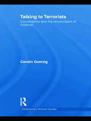 Talking to Terrorists: Concessions and the Renunciation of Violence book cover