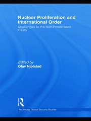 Nuclear Proliferation and International Order: Challenges to the Non-Proliferation Treaty book cover