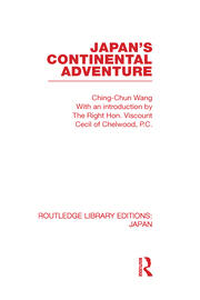 Japan's Continental Adventure book cover