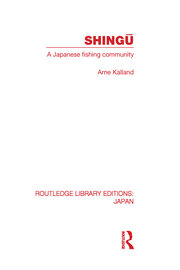 Shingu: A Study of a Japanese Fishing Community book cover