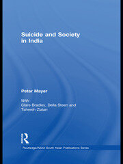 Suicide and Society in India book cover